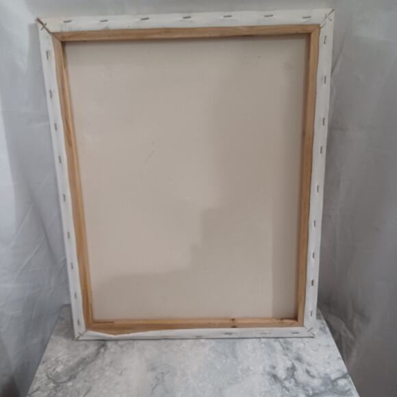 Handprinted Canvas Wall Art Armature Art Abstract - Picture 3 of 3